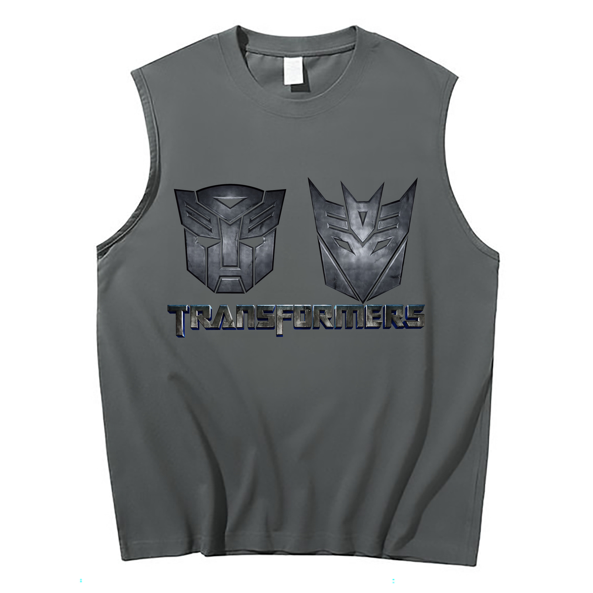 （画像用） Transformers トランスフォーマー コットン100％タンクトップ（フロントプリント）